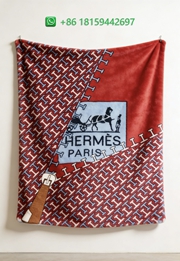 Hermes Throw Blankets